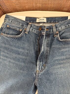 Agolde Men's Light Blue Relaxed Fit Jeans